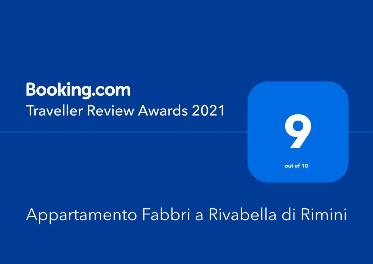 Appartamento Fabbri A Rivabella Di Rimini Bagian luar foto